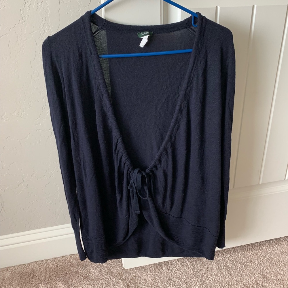 Navy JCrew sweater
